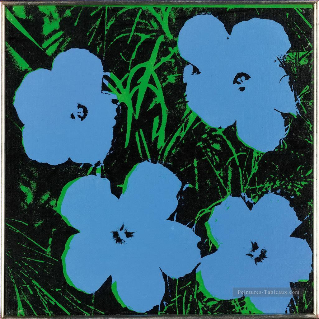 Flowers 2 Andy Warhol Oil Paintings